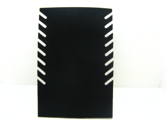 (image for) 4X Black Velvet Necklace Display Busts dis-n78